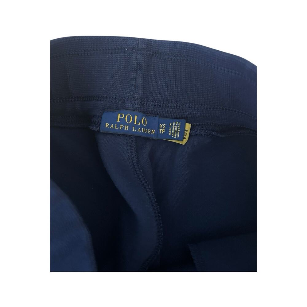 Polo Ralph Lauren Sweatpants XSTP Heavy Striped Logo Preppy Drawstring - Picture 7 of 11